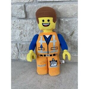 2018 LEGO Movie 2 EMMET Official Stuffed Plush Figure Toy 13" EUC
